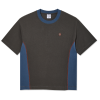 Triko Polar Surf Panel Tee dirty black/grey blue