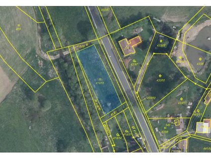 Pozemek Kolinec u Klatov 502 m2