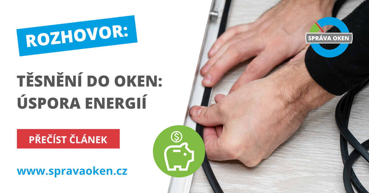 Těsnění do oken: úspora energií