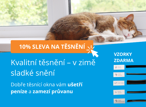 Sleva na 10 % metrážové těsnění
