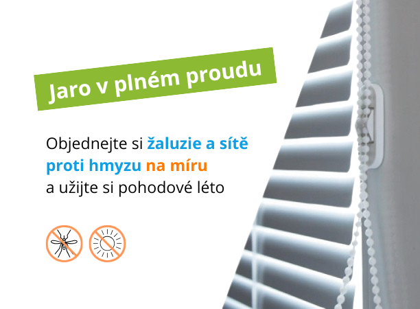 zaluzie a sítě proti hmyzu mobil