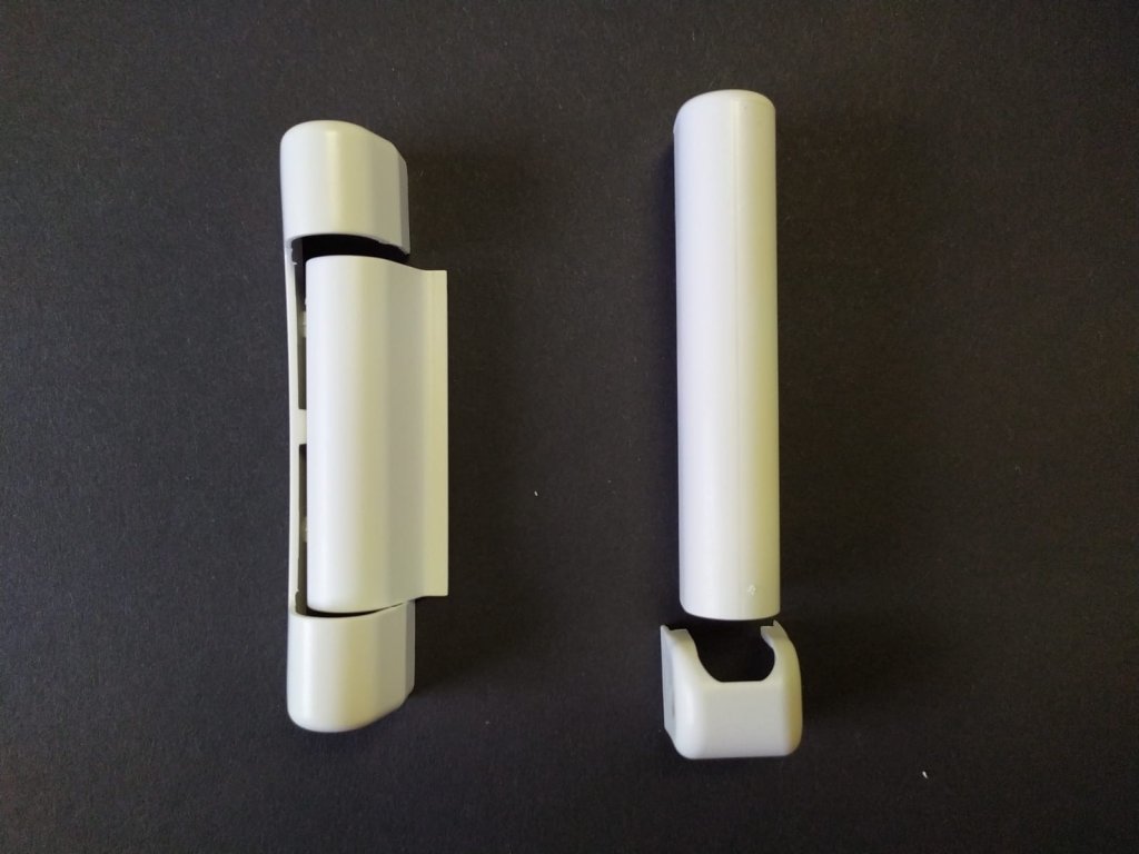 Krytky pantů Siegenia TITAN - SADA HORNÍ A SPODNÍ PANT