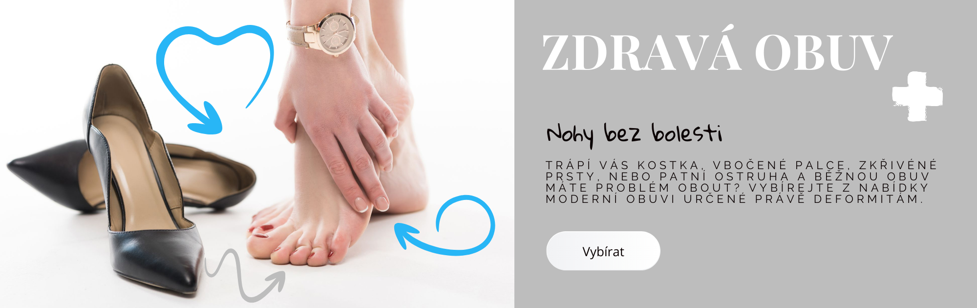 Obuv pro deformity nohou