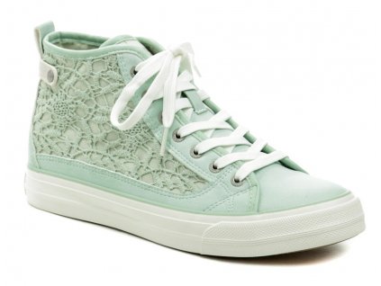 Mustang 1272 502 706 zelená dámské polobotky 1