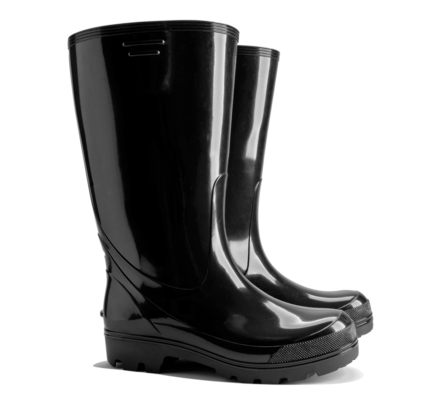 DEMAR RAINNY/GRANDER BLACK klasické holínky BARVA: ČERNÁ, VELIKOST: 37/38