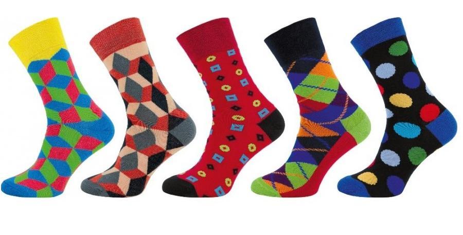 HAPPY SOCKS veselé ponožky pro dospělé VELIKOST: 24-26