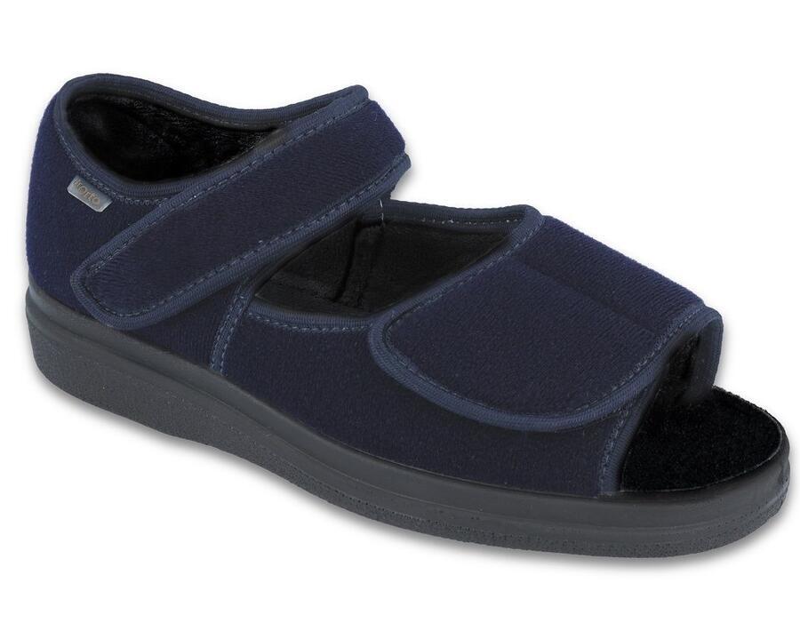 DR.ORTO 989D004 modré zdravotní sandále pevná pata BARVA: MODRÁ, VELIKOST: 41