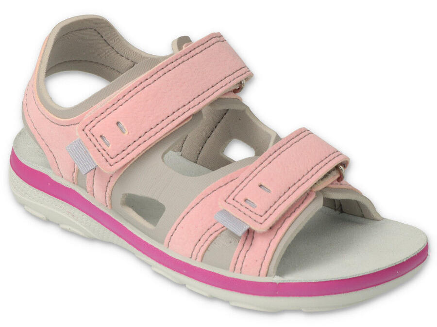 Befado 066X101 RUNNER dívčí sandále světle růžové BARVA: RŮŽOVÁ, VELIKOST: 32