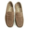 Bukat 260P perforované pánské mokasíny hnědé