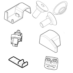 Náhradní díly sprchové a vanové zástěny Hüppe