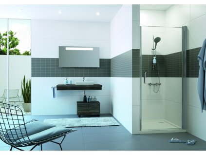 Classics 2 swing door in recess