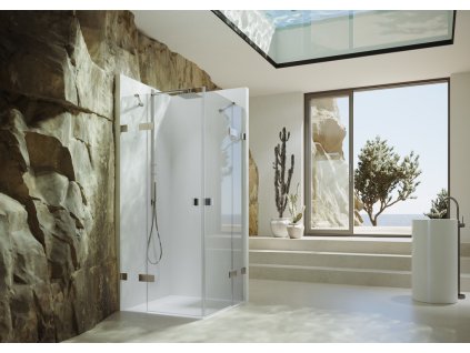 SolvaPro Swing Door Corner Entry With Fixed Segments(1)