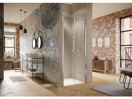 Solva Partially Framed Two Way Door In Recess