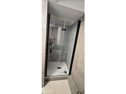 Hüppe Design pure křídlové sklapovací dveře do niky - MONTÁŽ, ZAMĚŘENÍ A DOPRAVA S VYNESENÍM DO 5.NP V CENĚ - PRAHA - DPH 12%