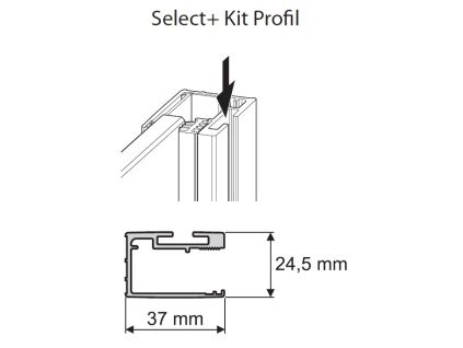 Select+ profily 6 a 8mm
