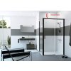 Classics 2 EasyEntry Sliding door, 1 panel with fixed segment and side panel Black Edition kopie