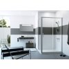 Classics 2 Sliding door, 1 panel with fixed segment and side panel