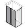 Xtensa Walk In sliding door 1 panel with fixed segment for side panel left stabilizer