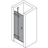 SolvaPro frameless Swing door with fixed segment in recess left