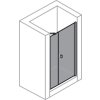 partially framed Swing door with additional section in recess