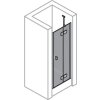 partially framed Swing door with fixed segment for side panel and in recess(1)