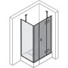 partially framed Swing door with fixed segment and additional section for side panel(1)