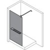 Seamlite Side panel free standing 8mm with crossbar and Shelf