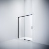 Vita pure partially framed Sliding door in recess in Black Edition