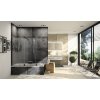 Xtensa bath top shower screen Sliding door Black Edition