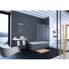 Xtensa bath top shower screen Sliding door High gloss Silver 2