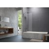 Design pure bath top shower screen swing door(1)