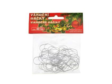 1152 vanocni hacky stribrne 40 ks