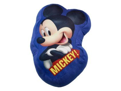 2874 polstarek mickey tvarovany modry