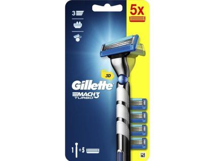 3084 gillette mach3 turbo 5 ks hlavic