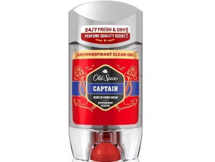 3387 old spice antiperspirant clear gel captain 70ml