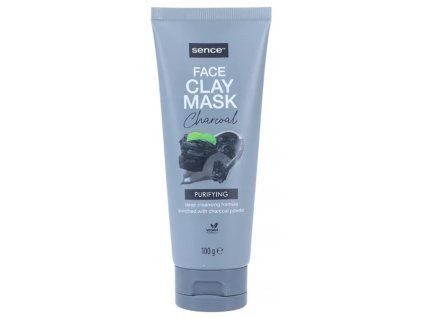 3537 sence face clay mask purifying charcoal 100 g