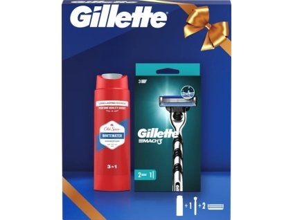 5301 gillette mach3 strojek 2nh old spice sg 250ml