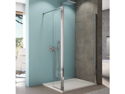 Sanswiss TOP-LINE TOPF2+BTK22 WALK-IN Pevná stěna samostatná 70 - 140 cm