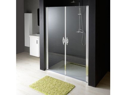 Sapho ONE sprchové dveře do niky dvoukřídlé 880-920 mm, čiré sklo, 6 mm GO2890