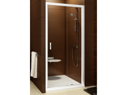 Ravak Sprchové dveře posuvné dvoudílné 110 cm bright alu,     BLDP2-110   GRAPE   0PVD0C00ZG (Profil Satin, Sklo Grape)