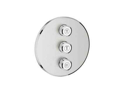 Grohe Grohtherm SmartControl třícestný ovladač pod omítku, supersteel 29122DC0