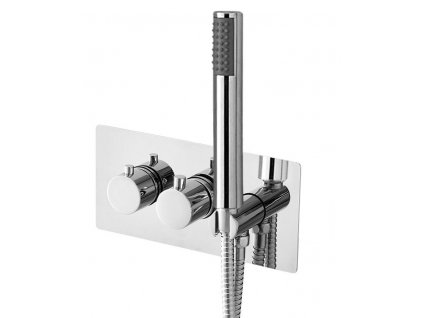 SAPHO RHAPSODY podomítková sprchová termostatická baterie vč. sprchy, 2 výstupy, chrom 5509 - Vodovodní baterie > Sprchové baterie