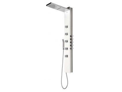 POLYSAN SOUL 200 termostatický sprchový panel nástěnný, 210x1500mm, bílá