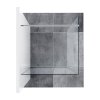 Ravak Dvě pevné stěny se vstupem z jedné strany,   š. 1200, hl. 800, v. 2000 mm  WALK-IN CORNER 120/80 BLACK   GW1CG4300Z1 (Profil Lesk, Sklo Hladké čiré)