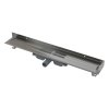 Alcadrain sprchový žlab WALL LOW pro plný rošt a s pevným límcem ke stěně, 75 cm APZ1116-750 (Krycí rošt GAP)