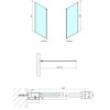 254800 1 polysan modular shower stena k instalaci na zed pro pripojeni otocneho panelu 900 mm ms3a 90