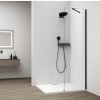 329087 polysan esca black matt jednodilna sprchova zastena k instalaci ke stene sklo cire 500 mm es1050 02