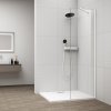 329102 polysan esca white matt jednodilna sprchova zastena k instalaci ke stene sklo cire 600 mm es1060 03