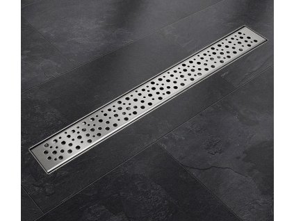 Sprchový podlahový žľab 140 cm - dierky