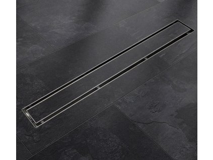 Sprchový podlahový žľab 150 cm - na dlažbu 150M04